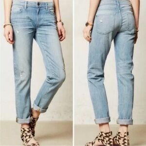 Pilcro and the Letterpress Hyphen Distressed Jeans